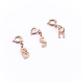 Letter Charms in Rose Gold