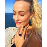 Indi Lip Balm Ring in Stainless Steel