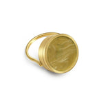 Lacey Lip Balm Ring in 14K Gold