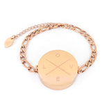 Love Lip Balm Bracelet in Rose Gold - getbalmy