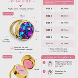 Roxy Lip Balm Ring in 14K Gold