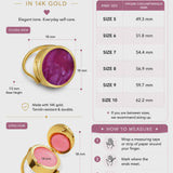 Mila Lip Balm Ring in 14K Gold