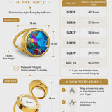 Stella Lip Balm Ring in 14K Gold