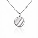 Mirror Lip Balm Necklace in Stainless Steel