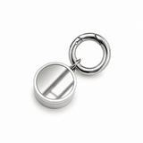 Mirror Lip Balm Charm in Stainless Steel