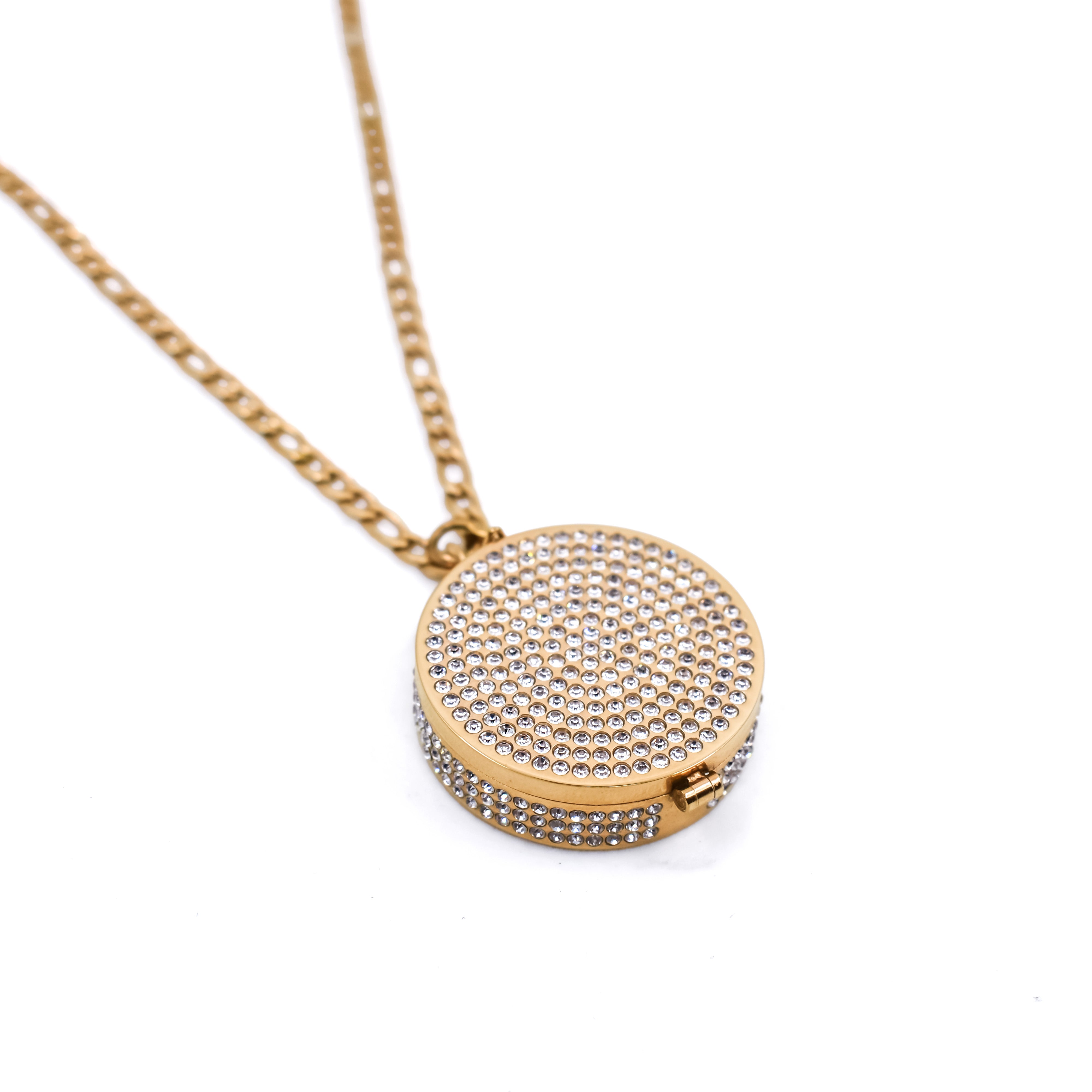 Bling Lip Balm Necklace in 14K Gold - getbalmy