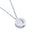 Crescent Moon Lip Balm Necklace in White Gold - getbalmy