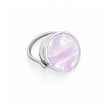 Elle Lip Balm Ring in Stainless Steel