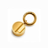Mirror Lip Balm Charm in 14K Gold