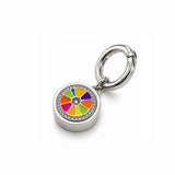 Capri Lip Balm Charm in Stainless Steel