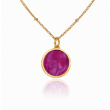 Mila Lip Balm Necklace in 14K Gold