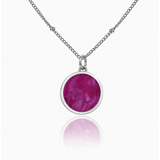 Mila Lip Balm Necklace in Stainless Steel