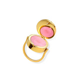 Paris Lip Balm Ring in 14K Gold