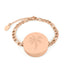 Palm Tree Lip Balm Bracelet in Rose Gold - getbalmy
