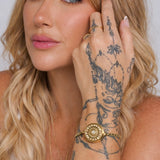 Paris Mini Lip Balm Bracelet in 14K Gold