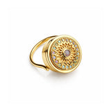 Paris Lip Balm Ring in 14K Gold