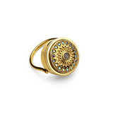 Paris Lip Balm Ring in 14K Gold