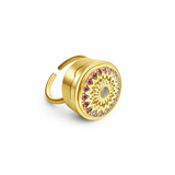 Paris Lip Balm Ring in 14K Gold