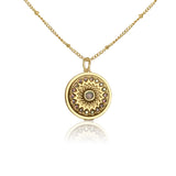 Paris Lip Balm Necklace in 14K Gold