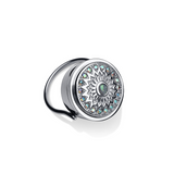 Paris Lip Balm Ring in Stainless Steel