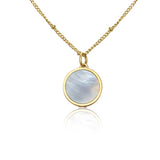 Pearl Lip Balm Necklace in 14K Gold