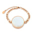 Mother of Pearl Lip Balm Bracelet in Rose Gold - getbalmy