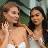 Lacey Puffy Heart Earrings in Stainless Steel