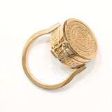 Boho Lip Balm Ring in 14K Gold