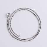 Box Chain Necklace in Stainless Steel