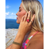 Scarlett Lip Balm Ring in Stainless Steel