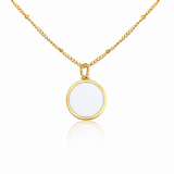 Sienna Lip Balm Necklace in 14K Gold