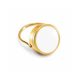 Sienna Lip Balm Ring in 14K Gold