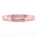 Stackable Bangle in Rose Gold - getbalmy