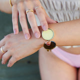 Surf Lip Balm Bracelet in 14K Gold - getbalmy
