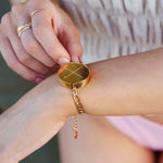 Surf Lip Balm Bracelet in 14K Gold - getbalmy