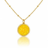 Goldie Lip Balm Necklace in 14K Gold