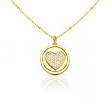 Valentina Lip Balm Necklace in 14K Gold