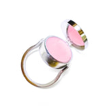 Saylor Lip Balm Ring in Stainless Steel