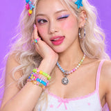Crystal Bear Lip Balm Charm in Stainless Steel