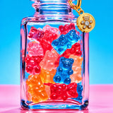 Crystal Bear Lip Balm Charm in 14K Gold