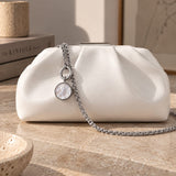 Pearl Lip Balm Charm in Stainless Steel