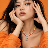 Capri Lip Balm Charm in Stainless Steel