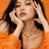 Capri Lip Balm Charm in 14K Gold