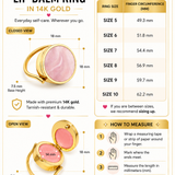 Elle Lip Balm Ring in 14K Gold