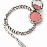 Mother of Pearl Lip Balm Bracelet in Stainless Steel