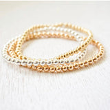 Stackable Bracelet in White Gold - getbalmy