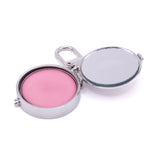 Mother of Pearl Lip Balm Key Ring in White Gold - getbalmy