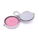 Palm Lip Balm Key Ring in White Gold