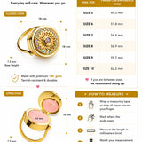 Paris Lip Balm Ring in 14K Gold