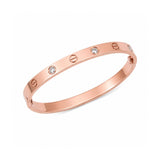 Stackable Bangle in Rose Gold